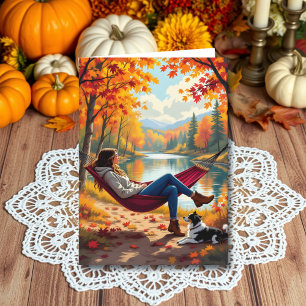 Carte Nous vous souhaitons une saison d'automne paisible
