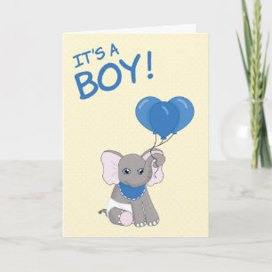 Carte Nouveau bébé Félicitations Baby Boy
