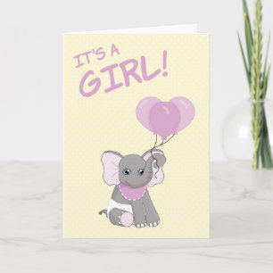Carte Nouveau Bébé Félicitations Baby Girl Card