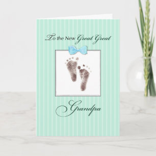 Carte Nouveau Grand Grand Grand Grand-Père de Grand Gran