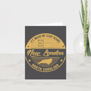 Carte Nouveau Londres Caroline du Nord C'est où mon hist