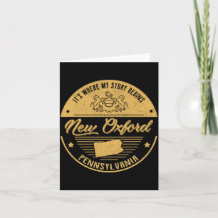 Carte Nouveau Oxford Pennsylvanie C'est Où Mon Histoire 