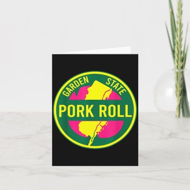 Carte Nouveau panneau de Jersey Rk Roll Nj Garden State  (Devant)