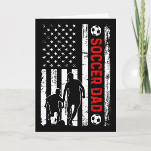 Carte Nouveau Papa Bientôt Papa Footballeur Rétro Améric