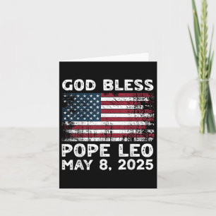 Carte Nouveau Pape Léon Dieu Béni Pape Léon Pape América