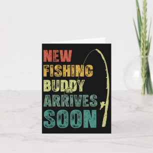 Carte Nouvel Ami de Pêche à Venir Bientôt Annonce de Gro