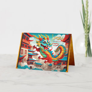 Carte Nouvel An chinois du Dragon 2024 GC4