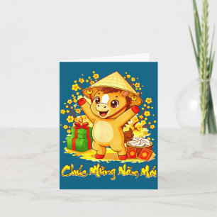 Carte Nouvel an lunaire vietnamien 2026 tet viet chuc mu