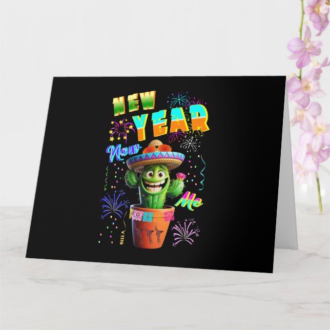 Carte Nouvelle Année Nouveau Moi (Orchidée)
