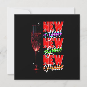 Carte Nouvelle Année Nouvelle Grâce Nouvelle Louange
