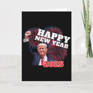 Carte Nouvelle année patriotique Trump 2025 Daddys Home