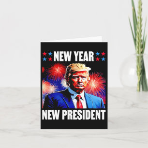 Carte Nouvelle année Président Trump 2024