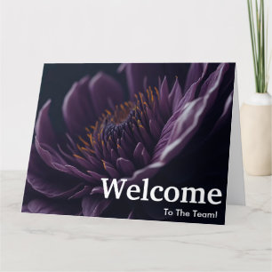 Carte Nouvelle Florale d'accueil des employés