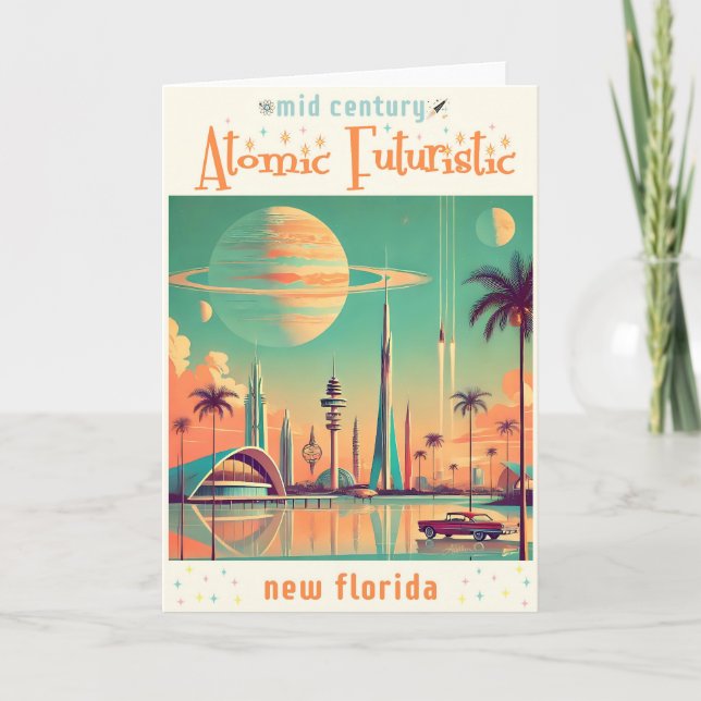 Carte Nouvelle Floride Futuriste Atomique (Devant)