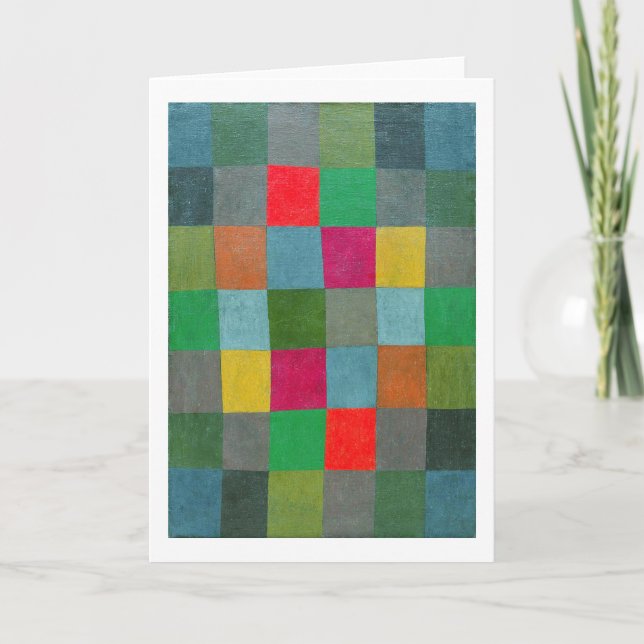 Carte Nouvelle harmonie, Paul Klee (Devant)