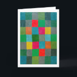 Carte Nouvelle harmonie, Paul Klee<br><div class="desc">Paul Klee (18 décembre 1879 - 29 juin 1940) est un artiste né en Suisse. Son style très individuel a été influencé par les mouvements artistiques qui incluaient l'expressionnisme, le cubisme et le surréalisme. Klee a été un dessinateur naturel qui a expérimenté et finalement exploré la théorie des couleurs, en...</div>