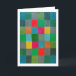 Carte Nouvelle harmonie, Paul Klee<br><div class="desc">Paul Klee (18 décembre 1879 - 29 juin 1940) est un artiste né en Suisse. Son style très individuel a été influencé par les mouvements artistiques qui incluaient l'expressionnisme, le cubisme et le surréalisme. Klee a été un dessinateur naturel qui a expérimenté et finalement exploré la théorie des couleurs, en...</div>