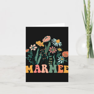 Carte Nouvelle Marmee Wildflower Premier Anniversaire & 