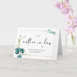 Carte Nouvelle mère en droit Mariage Merci de la voiture