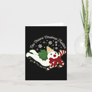 Carte Nouvelle-Orléans M. Bingle Tradition de Noël Bonho