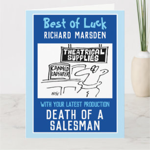 Carte Nouvelle production pour acteur ou producteur