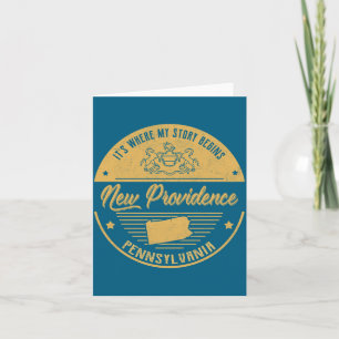 Carte Nouvelle Providence Pennsylvanie C'est là que mon 