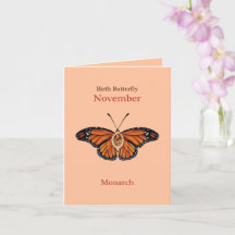 Novembre Citrine Gemstone Monarch Papillon Design