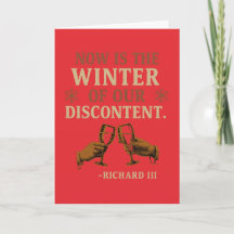 Now is the Winter of Discontent