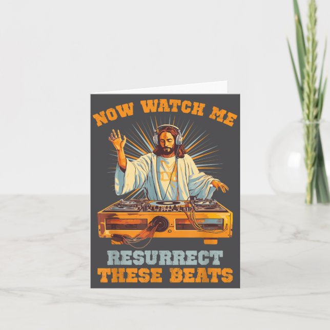 Carte Now Watch Me Resurrect These Beats Jesus Music  (Devant)