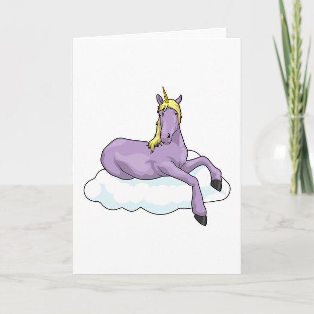 Carte Nuage de Licorne (Devant)
