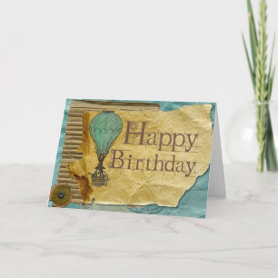Carte Nuage de mots Joyeux Anniversaire