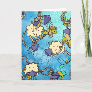 Carte nuageuse ombragée