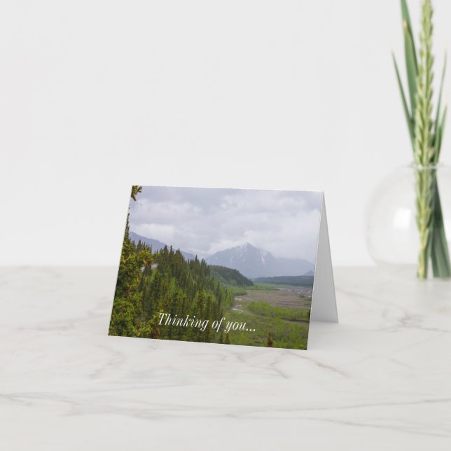 Carte Nuageux Sur Denali Penser À Vous (Devant)