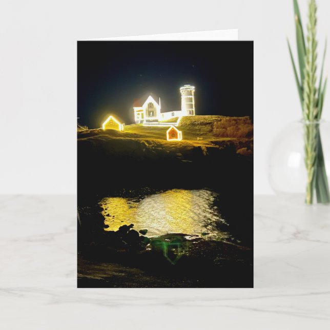 Carte Nubble Lighthouse Photo Blank Salutation (Devant)