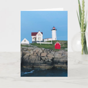 Carte Nubble Lighthouse Photo Blank Salutation