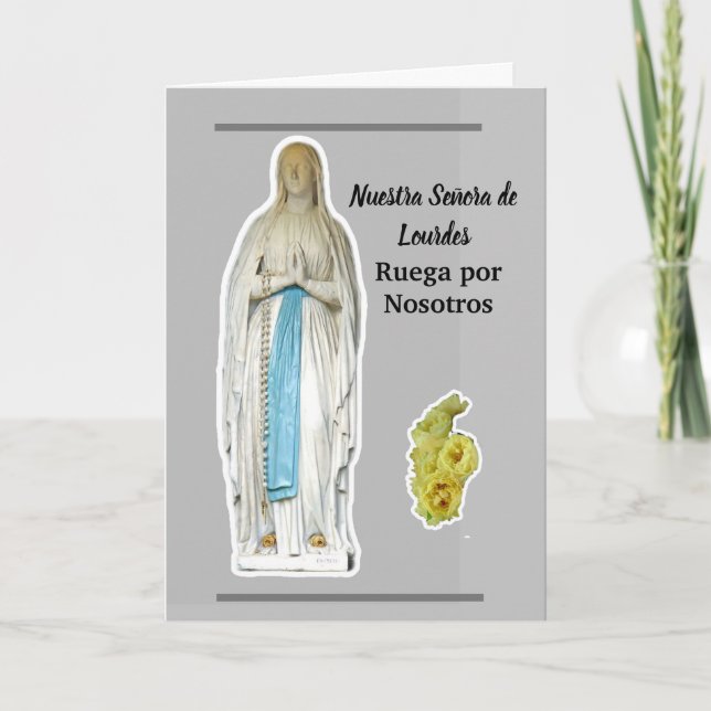 Carte Nuestra Señora de Lourdes (Devant)