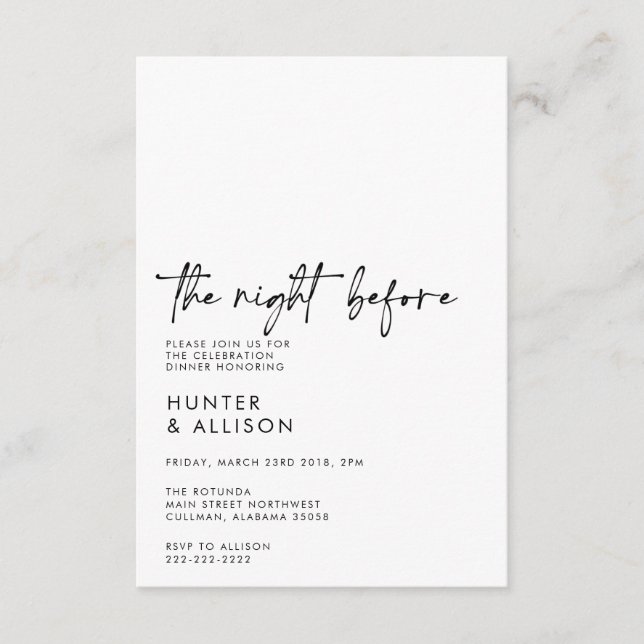 Carte Nuit Avant Boîtier (Devant)