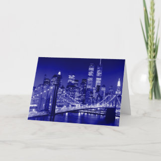 Carte Nuit bleue à New York