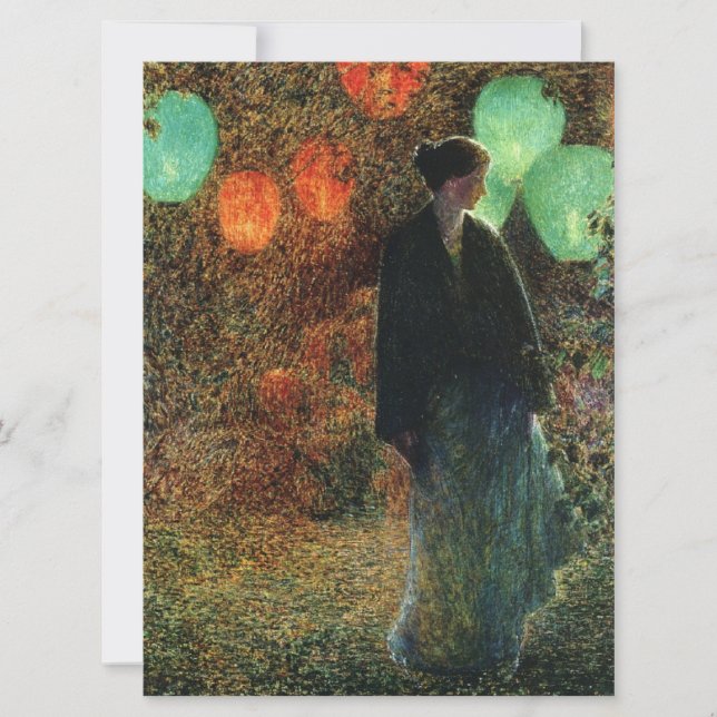 Carte Nuit de juillet (par Childe Hassam) (Devant)