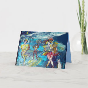 Carte NUIT DE MASCARADE DANSE ET MUSIQUE / Anniversaire