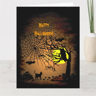 Carte Nuit d'Halloween, Joyeux Halloween !