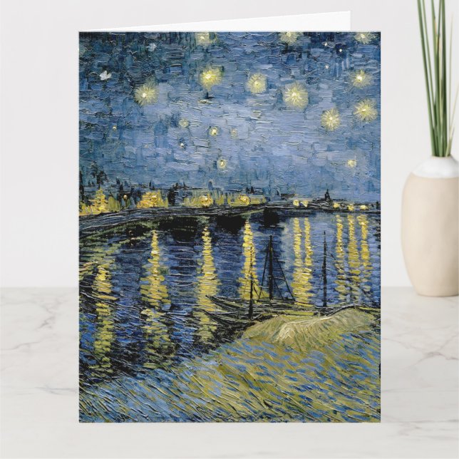 Carte Nuit étoilée Vincent van Gogh (Devant)
