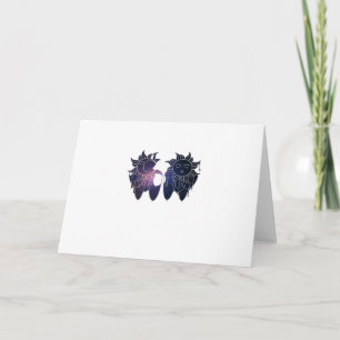 Carte Nuit Étoilée Whimsigoth Soleil Lune Sorcière Class