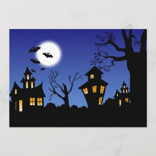 Carte Nuit heureuse de Halloween