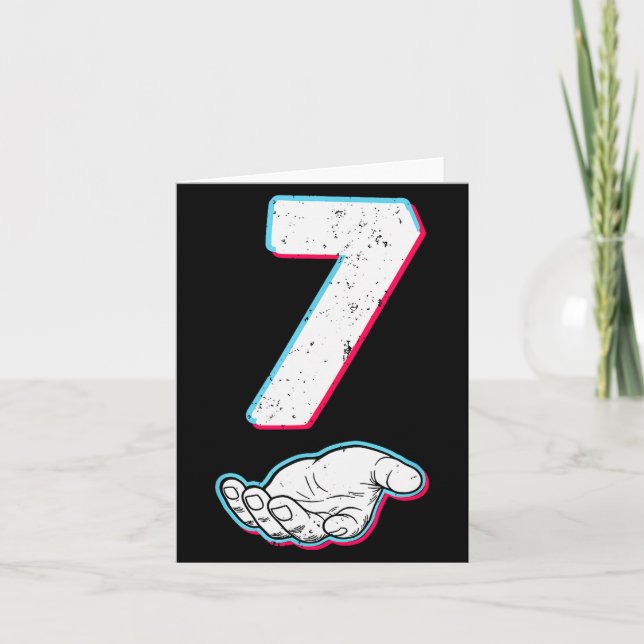 Carte Number 67 Matching Six Seven 6 7 Meme 6 7 Hallowee (Devant)