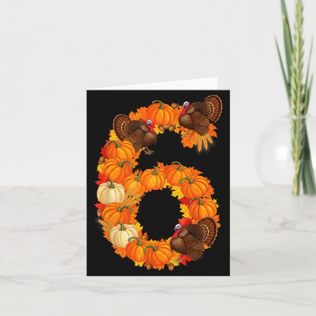 Carte Number 6 Funny Saying 6 7 Six Seven Meme Couple Th (Devant)