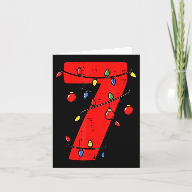 Carte Number 7 Christmas 6 7 Matching 67 Meme Men Women  (Devant)