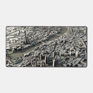 Carte numérique 3D de London Deskmat