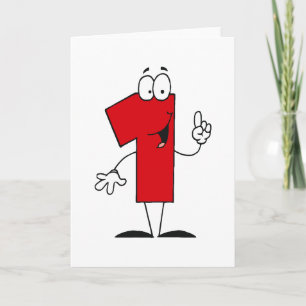 Carte Numéro 1er Anniversaire T-shirts et cadeaux