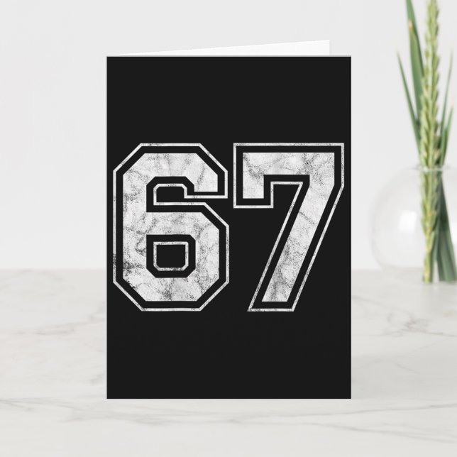 Carte Numéro 67 sur le Ck  (Devant)